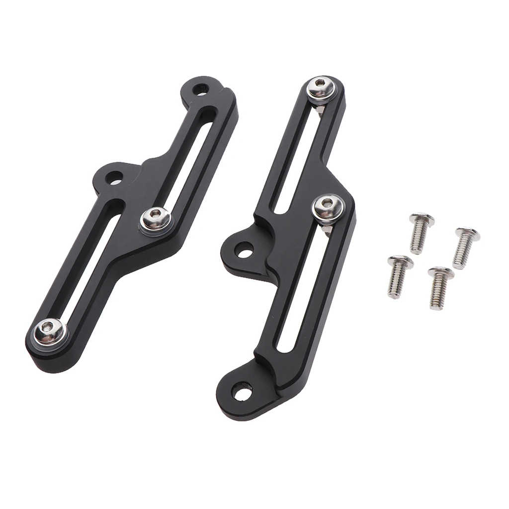 Black Windscreen Adjusters For Honda NC700X NC750X 2012-2015 New Aftermarket The Windscreen Adjustment Adjustable