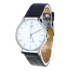 Мужские наручные часы модные классические римские цифры кварцевые электронные часы с кожаным ремнем homme reloj hombre deportivo relogio masculino