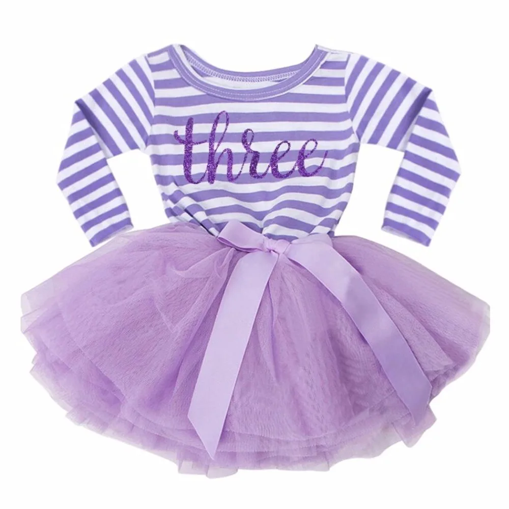 New Years Kids Dress Princess Party Costume Baby Clothes Birthday Girls