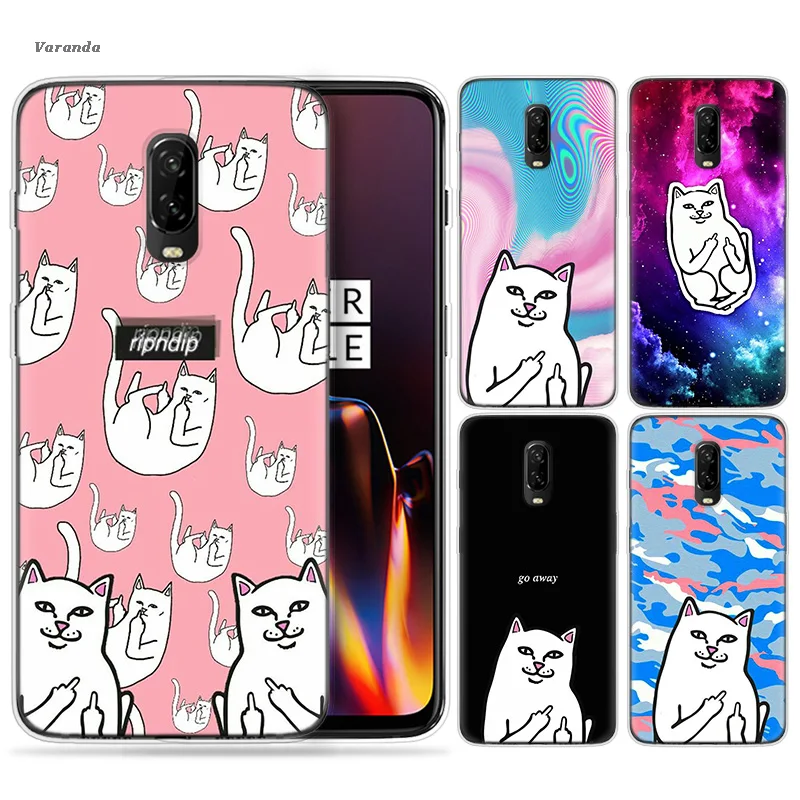 

Rip N Dip Cat Cartoon Silicone Case Shell Coque for Oneplus 7 5G 6 6T Pro Coque Rubber Case Cover Accessory High Quality