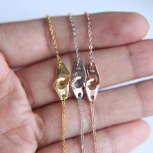 Новинка, изысканные ювелирные изделия из серебра 925 пробы, подарок, пара звеньев, цепочка, браслет из серебра