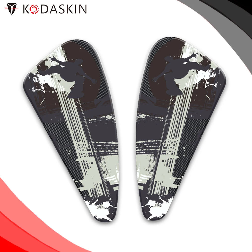 KODASKIN Motorcycle Gas Cap Tank Pad Sticker Decal Emblem for Harley XL883N R XL1200N 48 72 Block Big glide tank tops color block ditsy floral rivet camisole in multicolor size l m s xl