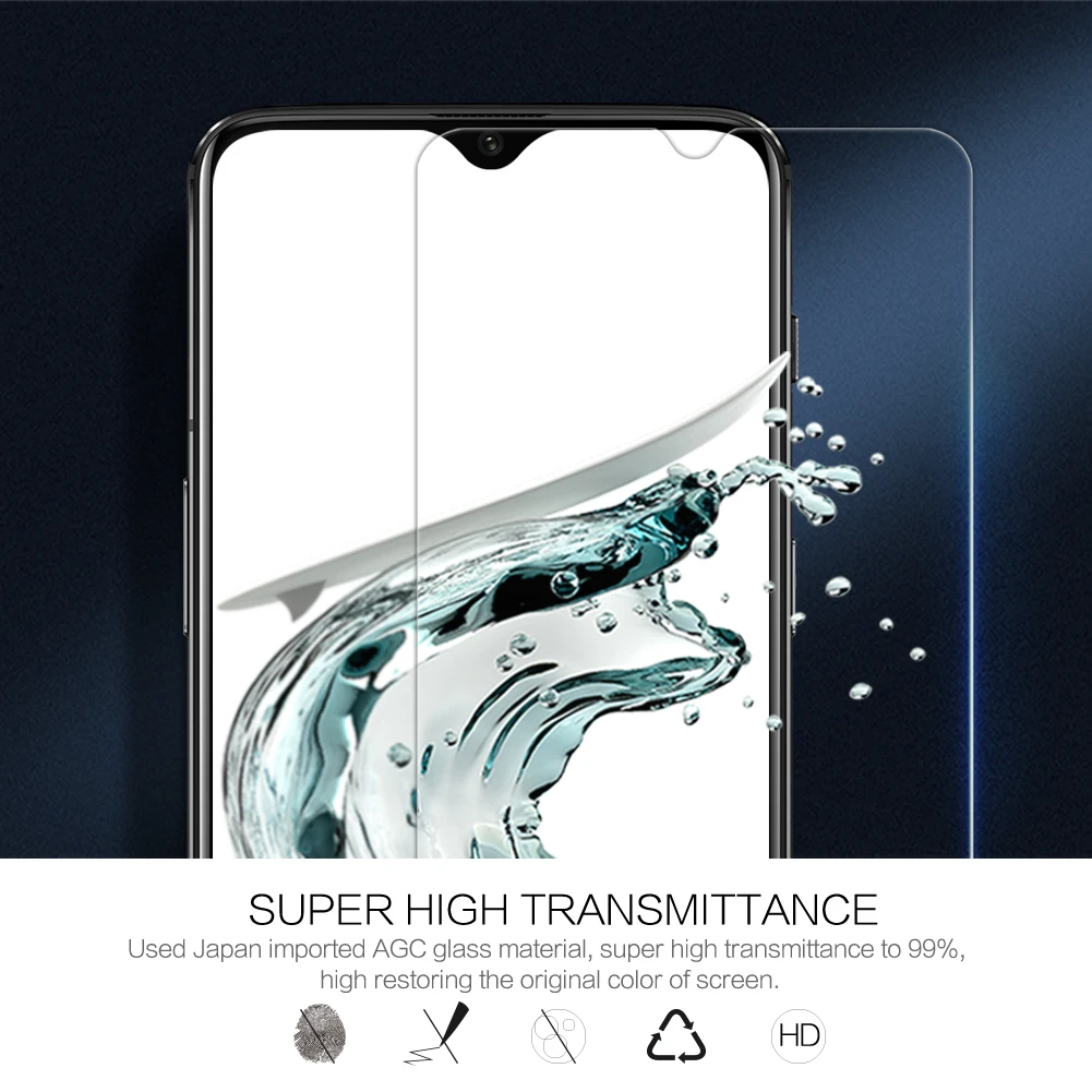 Oneplus 7 7T 6T 6 5T 5 Tempered Glass Nillkin 9H+ Pro 2.5D Clear Glass Screen Protector Film for Oneplus 7 6T 6 5T Nilkin Glass