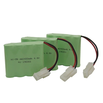 3 шт/упаковка 4,8 V 700mAh 2400MAH AA 4 в 1 Ni-Cd набор батарей Huanqi rc tank 508 550 RC Car HQ 611 605 - Цвет: NI-MH 2400mAh 3pcs