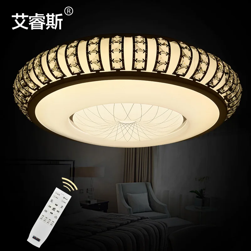 

and lanterns lighting crystal lamp LED ceiling lamp round room bedroom light simple modern warm Garden Restaurant lamp