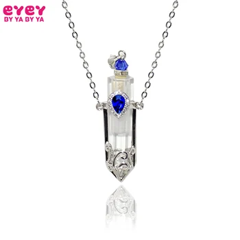 

1PCS Essential Oil Diffuser Necklace Crystal Necklace Perfume Bottle Necklace Aromatherapy for Women