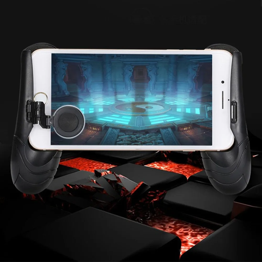 Lightweight Mobile Game Pad Gamepad For Pubg Controller Shooter Fire Trigger For Joy Stick Gaming Accessories mobile game handle