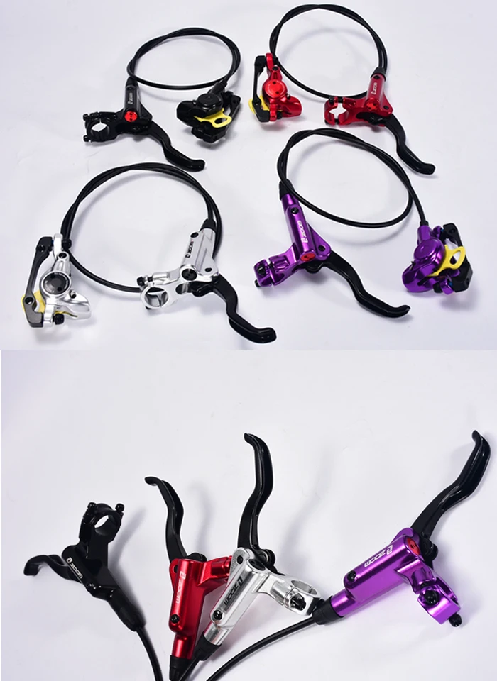 MTB велосипедный Гидравлический дисковый тормоз, масляный тормоз для велосипеда, передний задний набор, зажим для горного велосипеда, обновленные комплекты тормозов 800/1400 мм, детали для велосипеда