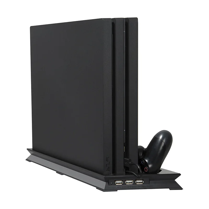 

PS4 PRO PS 4 Pro Heat Sink Cooling Fan Vertical Charger Stand Dual Controller Charging Dock for Play Station 4 Pro Accessories