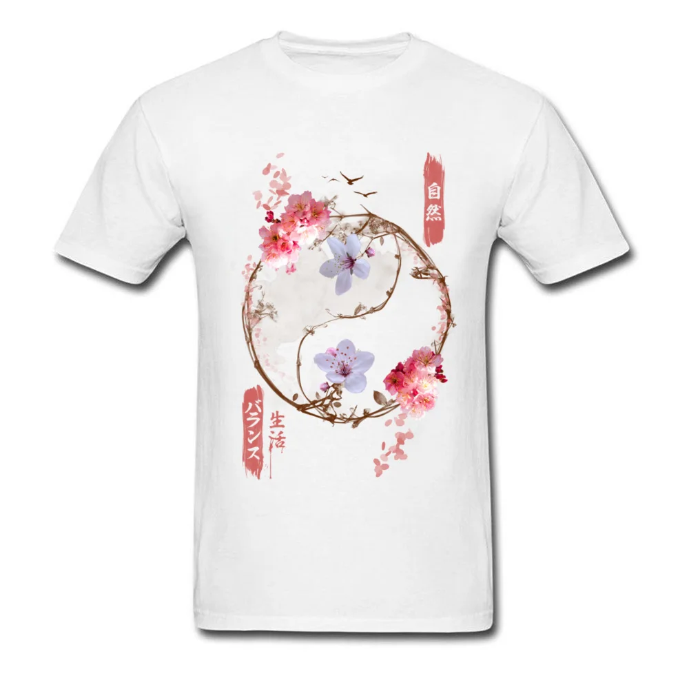  Man Top T-shirts Eternal Balance Street Tops Shirts Cotton Fabric Crew Neck Short Sleeve Casual T-Shirt Summer Eternal Balance white