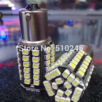 

30X New arrival 1156 3528 80 SMD LED BA15S auto Car Backup Fog Signal Tail Rear Light Pure White 12V bulb free shipping