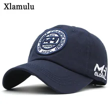 Xlamulu модная бейсбольная кепка головные уборы для мужчин и женщин хлопчатобумажные бейсболки с вышивкой мужская шляпа Gorras Мужская кепка с якорем