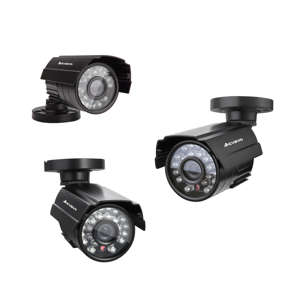  8 canales 1080N HD-TVI DVR Kit de cámara de vigilancia 8x 2000TVL 720 P cámara interior exterior IR