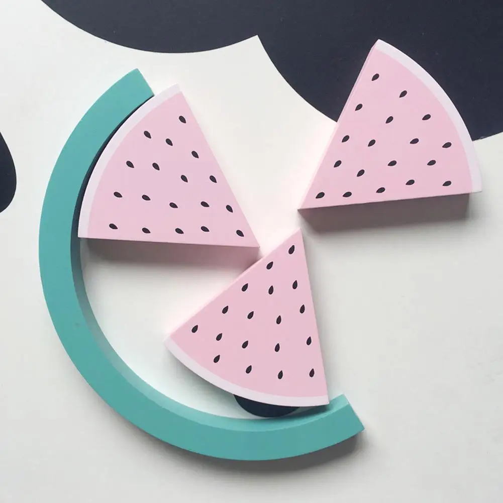 

4Pcs Nordic Cute Watermelon Building Blocks Toys Ornament Kids Room Decoration