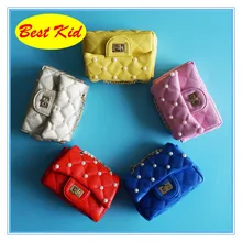 DHL! BestKid стильные сумки-мессенджеры с бусинами для маленьких девочек, маленький кошелек, детская брендовая сумка SMT049D