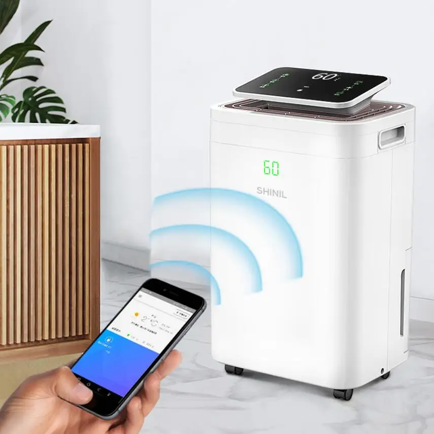 12L/D Dehumidifier Moisture Absorber Air Purifier Household Bedroom Basement APP Smart Control Touch Screen 3.5L Water Tank