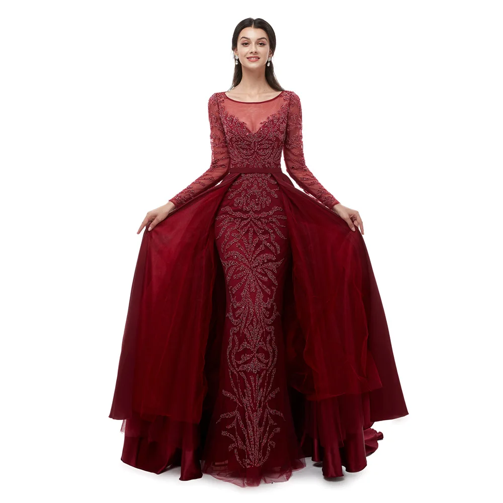 Новые официальные Красные кружевные вечерние платья для любимой сексуальной одежды Русалка Элегантное платье для выпускного вечера
