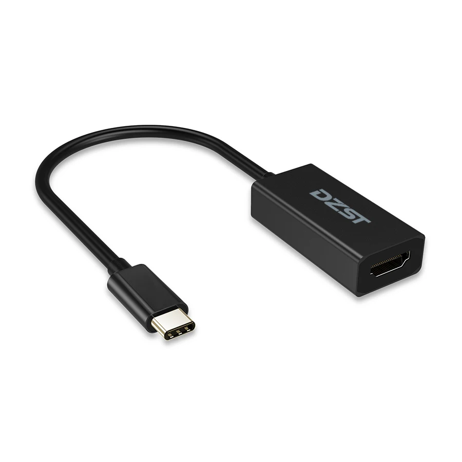 DZLST USB C к HDMI адаптер 4 K 60Hz Тип C 3,1 к HDMI VGA Displayport мини DP адаптер конвертер для MacBook хромированная книга DELL hp