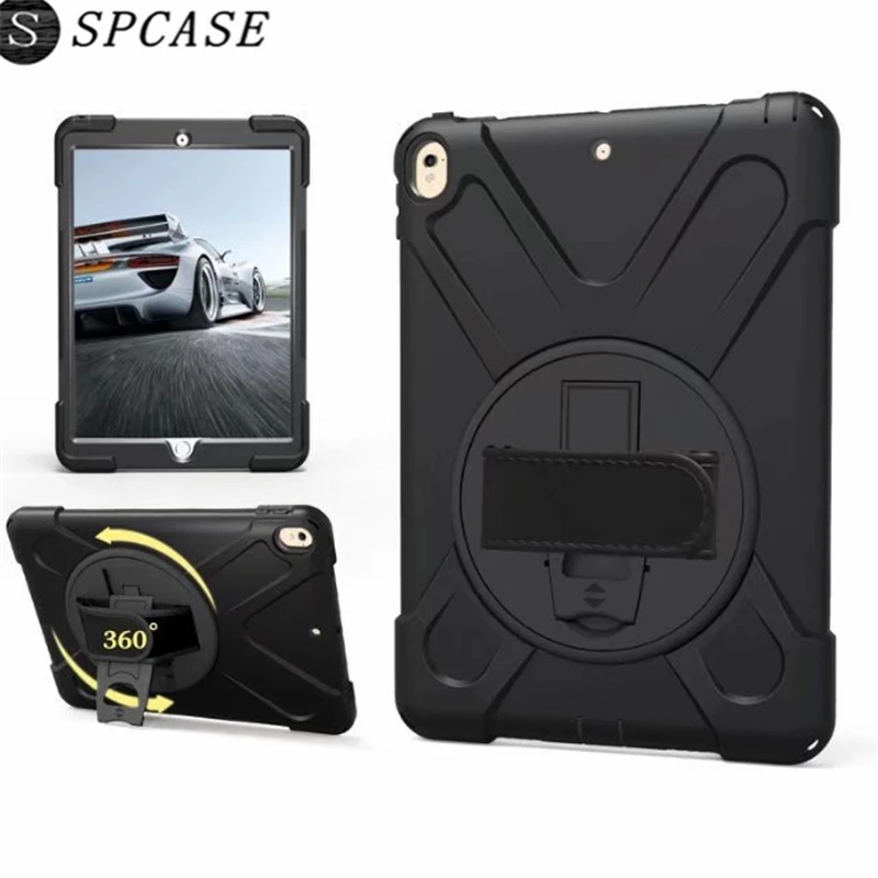 SPCASE Rotating Holder Tablets Case For Apple iPad Pro 10.5 inch Shockproof Silicon Armor Defender Stand Fitted Shell Back Capa |