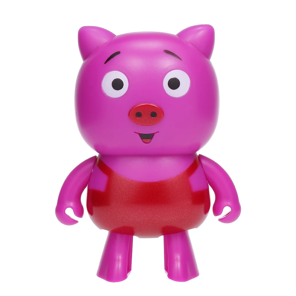 

Mini Smart Robot Pig Wireless Bluetooth Speaker Stereo Sound Box Hands-free W/ Mic Dancing Robot Speaker for Children Gift Toy