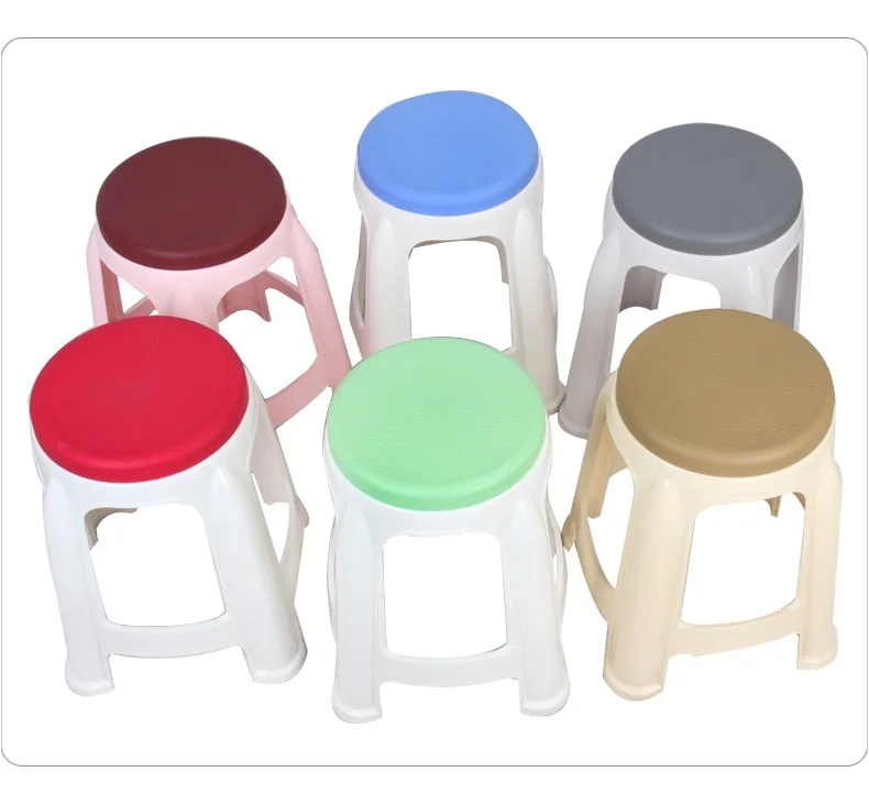 

Toilet green stool retail Bath plastic stool wholesale blue red wine gray color dressing room stool free shipping