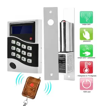 

010ID Door Access Control System Kit With Magnetic Lock ID Card Reader Remote Control AC90-260V