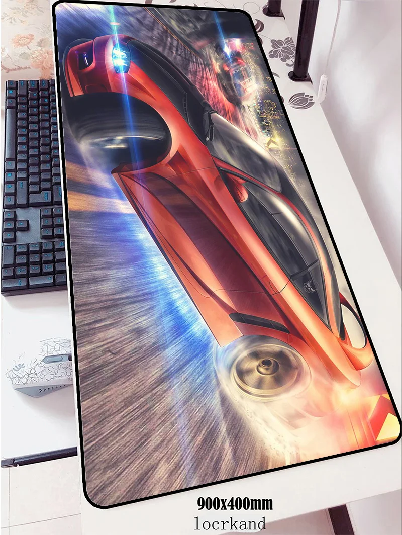 90x40cm Need for Speed mouse pad locked edge pad to mouse notbook