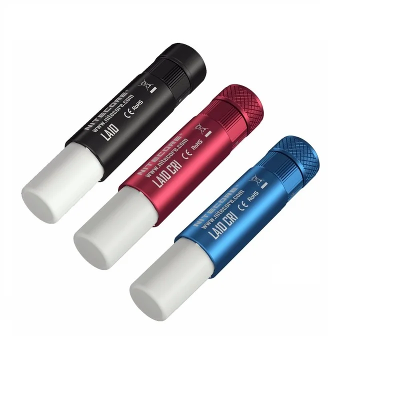 

riginal AA EDC Mini Lantern Torch Nitecore LA10/LA10 CRI 135 lumens Camping Nichia XP-G2 S3 LED Flashlight keychain