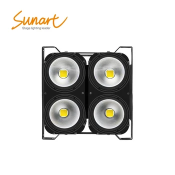 

Free shipping 4*100W led stage effect blinder light for dj disco dmx control work with moving head somke machine beam spot wash
