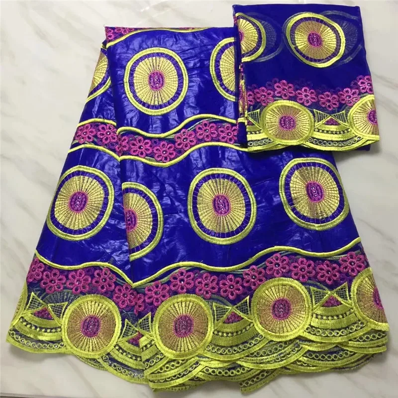 

African Bazin Riche Getzner Lace Fabric 2018 New Design Embroidered High Quality French Tulle Lace With Guipure Lace Fabric!PL92