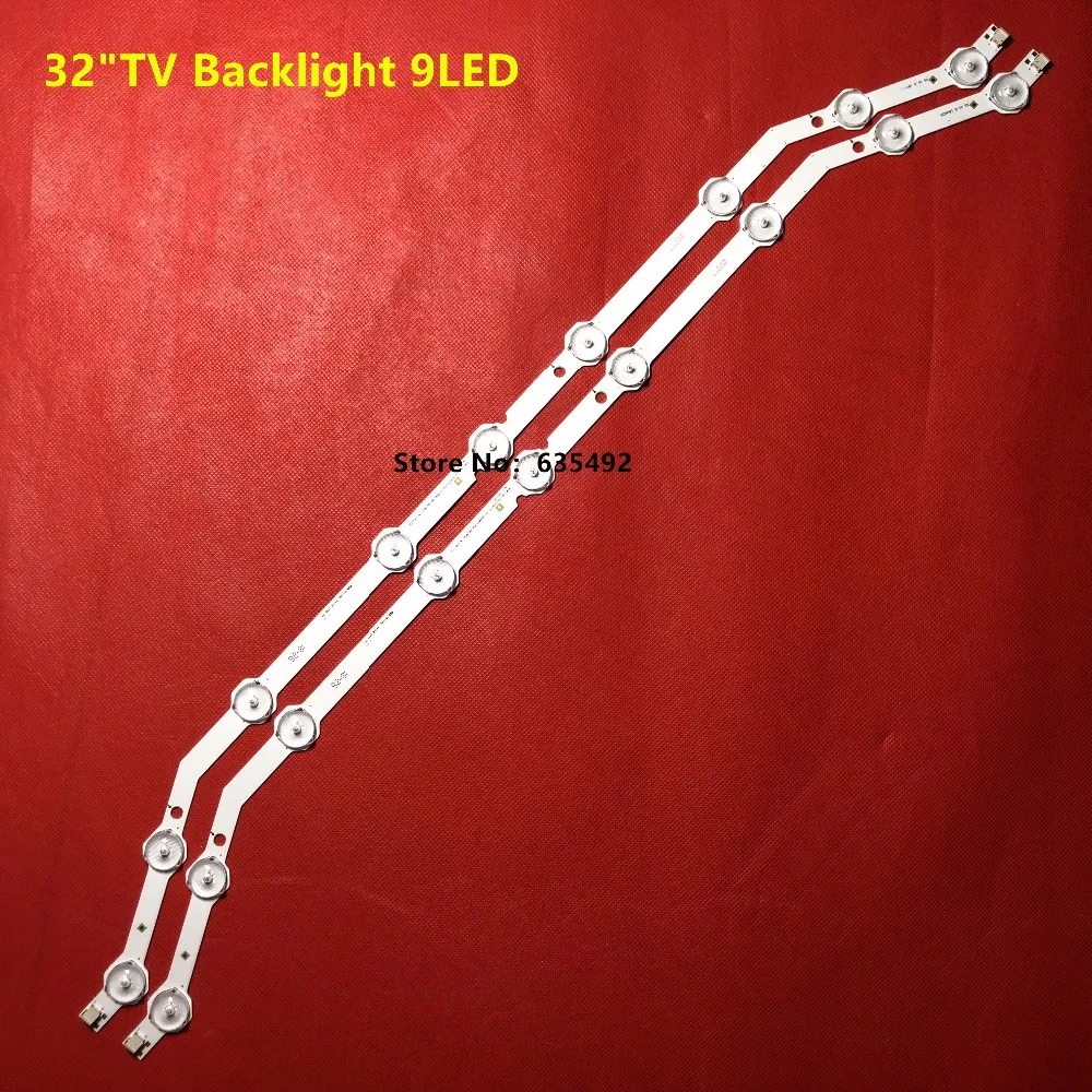 

10 PCS LED Strip for 2013SVS32 D3GE-320SM0-R2 BN96-27468A 28762A 35205A 35204A LM41-00001R DF320AGH-R3 R2 UE32EH4000 UE32EH4003