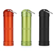 EDC водонепроницаемый набор выживания алюминиевая таблетница капсула уплотнение брелок контейнер