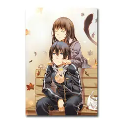 Книги по искусству шелка или парусина принт Noragami Йато Yukine Ики Hiyori аниме-mail 13x20 24x36 inch для комната Декор-002