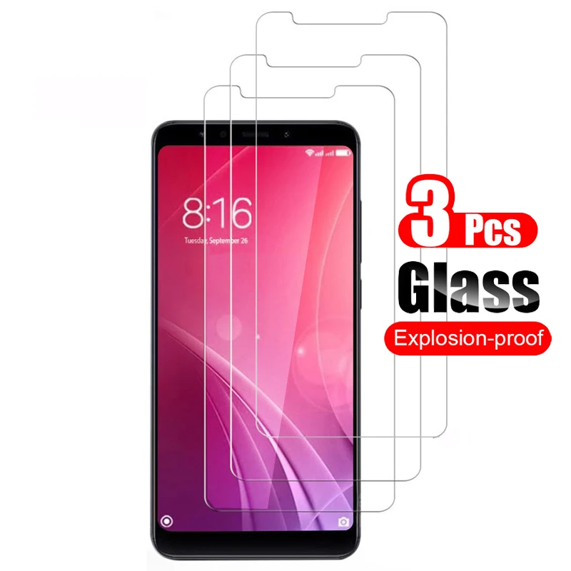 3 шт. закаленное стекло для Xiaomi Redmi 5 Plus защита экрана на Redmi5 Защитная пленка 9H