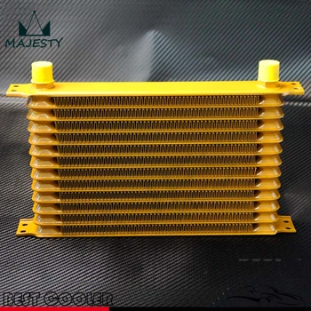 

TRUST TYPE UNIVERSAL 13 ROW AN-10AN UNIVERSAL ENGINE TRANSMISSION OIL COOLER GOLD