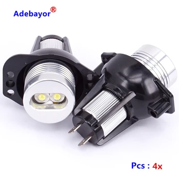 

4 Pieces 6W 12V LED Marker Angel Eyes White Yellow Red Blue Green for BMW E90 E91 FREE SHIPPING