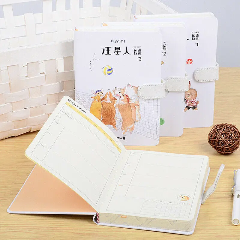 

Magnetic Buckle Simple Notepad Color Page Notebook Creative This Hand Book