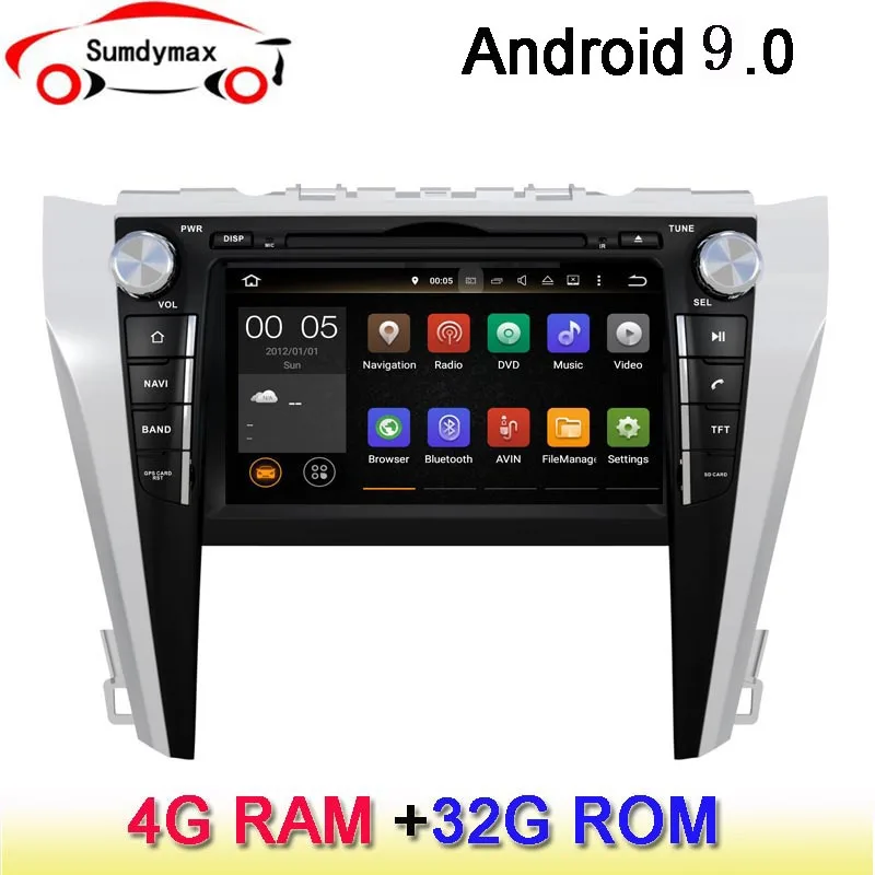 

Two din car dvd player android 9.0 for toyota camry 2015 2016 car audio autoradio stereo head uint 8core 4G RAM 32G ROM wifi