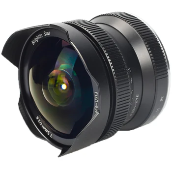 

Brightin Star 7.5mm F2.8 180 Degree Wide Angle Fisheye Lens Manual Focus Mirrorless Camera Lens for Fuji FX-mount camera