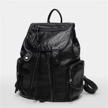 2016 новый овчины кожаный мешок рюкзак моды в рюкзаки для девочек mochilas escolares femininas adolescentes