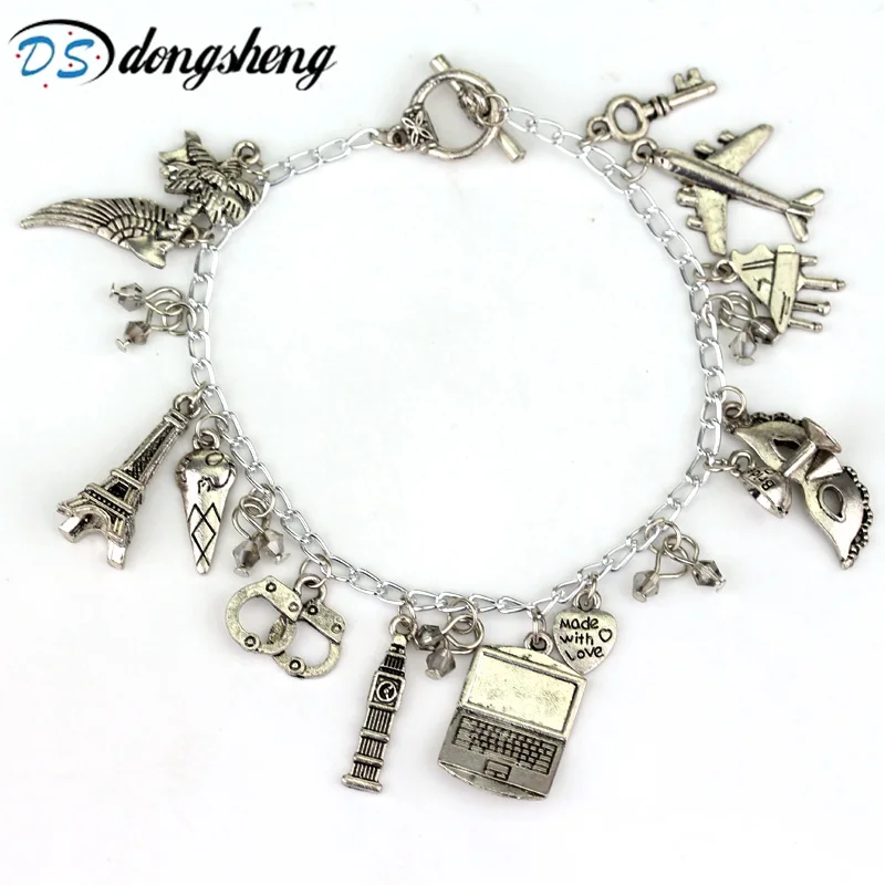 Dongsheng Movie Fifty Shades Of Grey Bracciali Maschera Handcuff Pendenti Bracciali Donna Accessori Cosplay Un Braccialetto-25