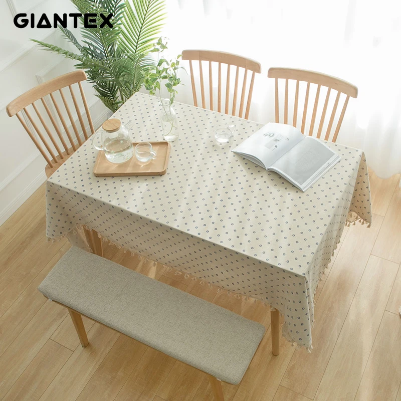 

GIANTEX Decorative Table Cloth Tablecloth Rectangular Tablecloths Dining Table Cover Obrus Tafelkleed mantel mesa nappe U2093