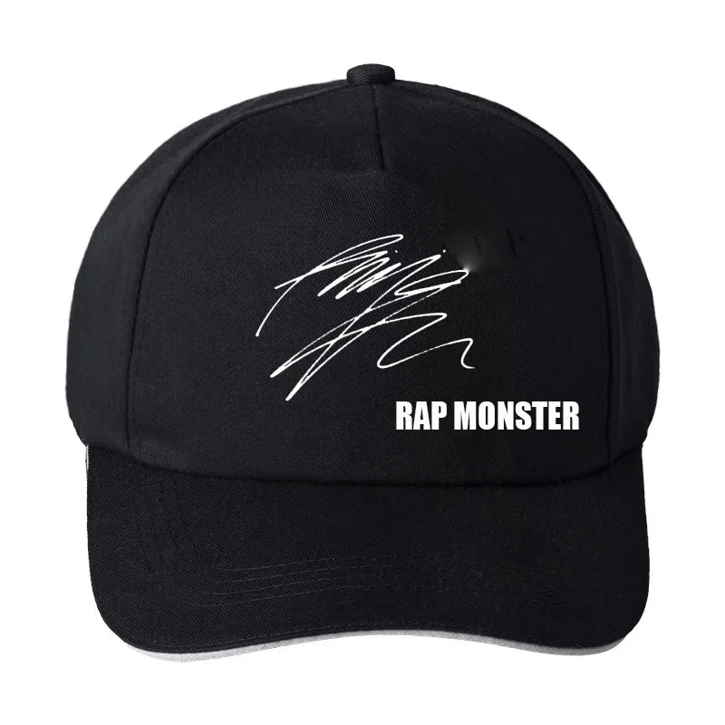 

New Kpop Bangtan Boys Art Signature JIMIN JIN RM Baseball Cap Adjustable Cotton Hat Universe Star Style Spring Autumn Caps