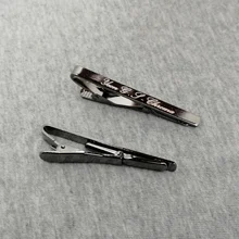 100 шт Мужская Металлическая Булавка для галстука стильные персонализированные украшения Изысканный свадебный галстук на заказ бесплатно с вашим логотипом/текст