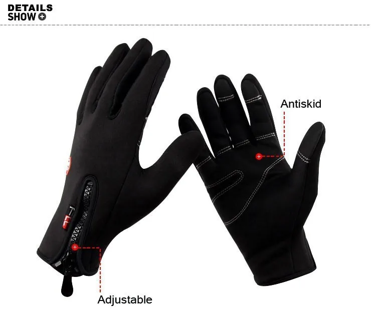 

Windproof Outdoor Sports Skiing Touch Screen Glove Cycling Bicycle Gloves Mountaineering Military Motorcycle Gloves S-XL