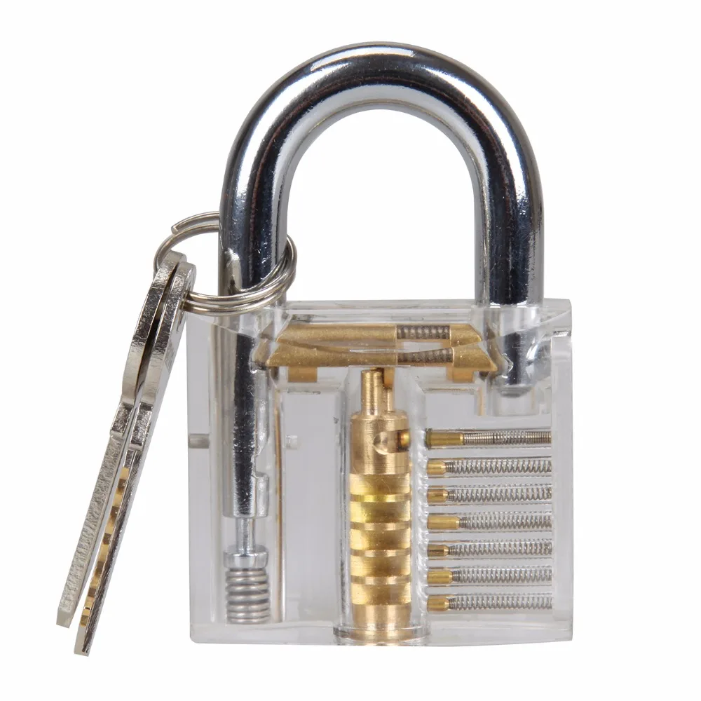 Pick Cutaway Inside Padlock Transparent Lock For Locksmith Practice Trainingin Locksmith