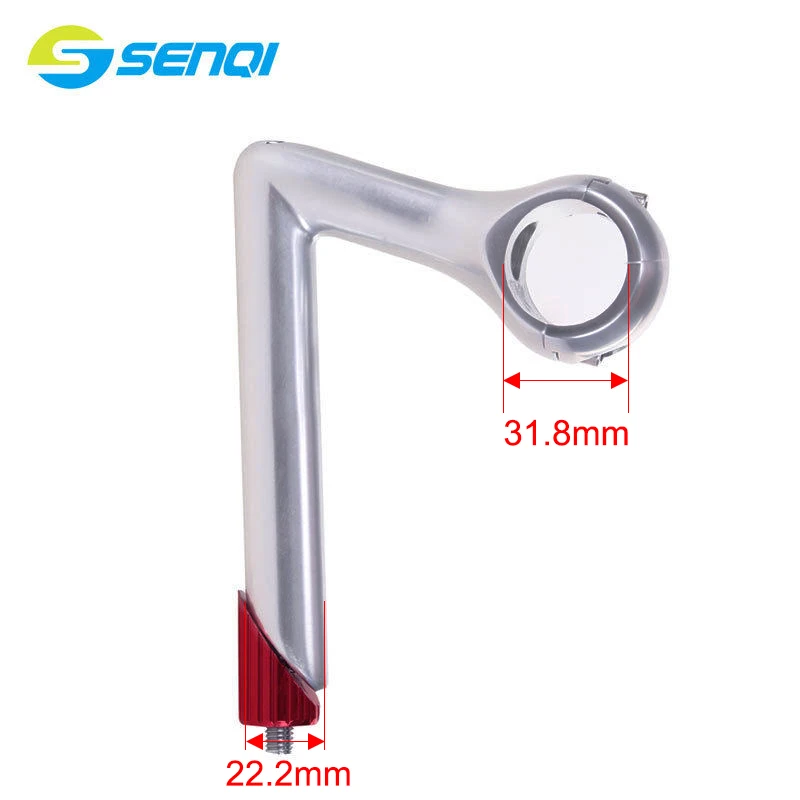 Gooseneck Stem 31.8mm* 22.2mm*150mm* 80mm Fixed Gear Road Bike Stem