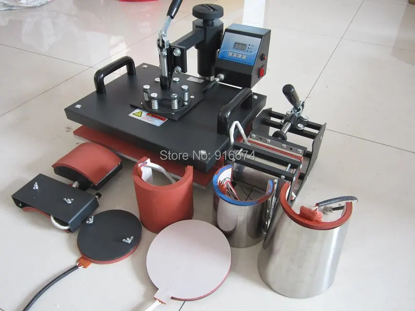 Free shipping Discount 8 In 1 Heat Transfer Machine Sublimation Heat Press Machine For Plate/Mug/Cap/TShirt /Phone case Etc Free shipping Discount 8 In 1 Heat Transfer Machine Sublimation Heat Press Machine For Plate/Mug/Cap/TShirt /Phone case Etc