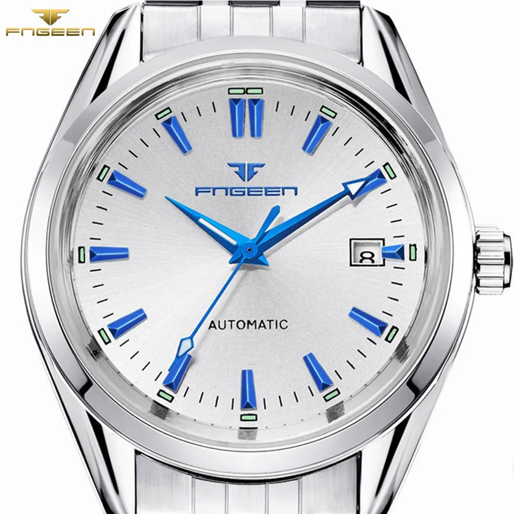 رجل الأعلى العلامة التجارية FNGEEN التلقائي ساعات آلية الذاتي Windign الذكور مضيئة الأزياء الأعمال ووتش عارضة للماء Relogio رجل الأعلى العلامة التجارية FNGEEN التلقائي ساعات آلية الذاتي Windign الذكور مضيئة الأزياء الأعمال ووتش عارضة للماء Relogio