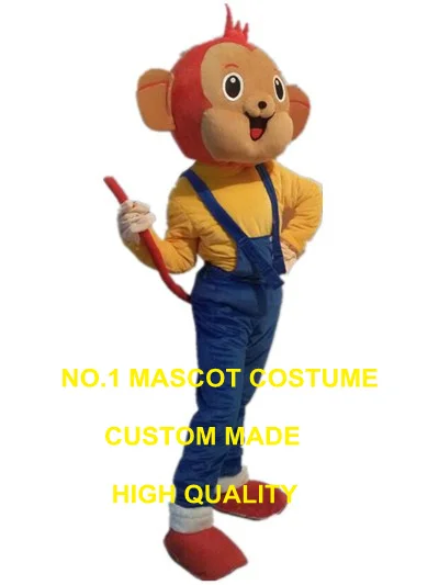 Costume da mascotte scimmia gialla personaggio dei cartoni animati  personalizzato cosplay formato adulto costume di carnevale 3137 - AliExpress